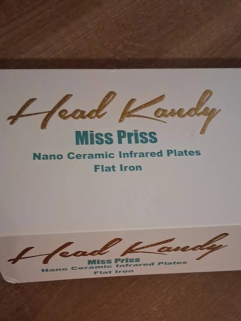 New Women's Miss Priss Professional Head Kandy Ceramic Plates Women's Hair